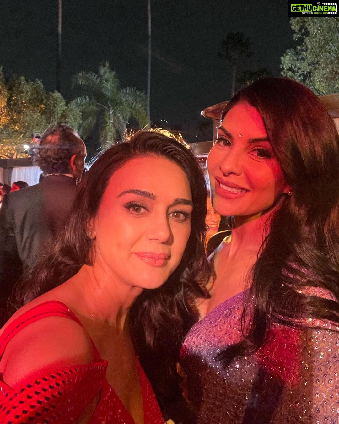 Preity Zinta - 560.8K Likes - A big congratulations to all the Oscar Nominees I met last night. Crossing my fingers for all you guys 🧿❤️ Thank you @priyankachopra & @anjula_acharia for bringing the artistic community from South Asia together & for celebrating each others achievement. It was such a fun evening 🤩 #aboutlastnight #celebration #oscarnominees #southasianexcellence #ting