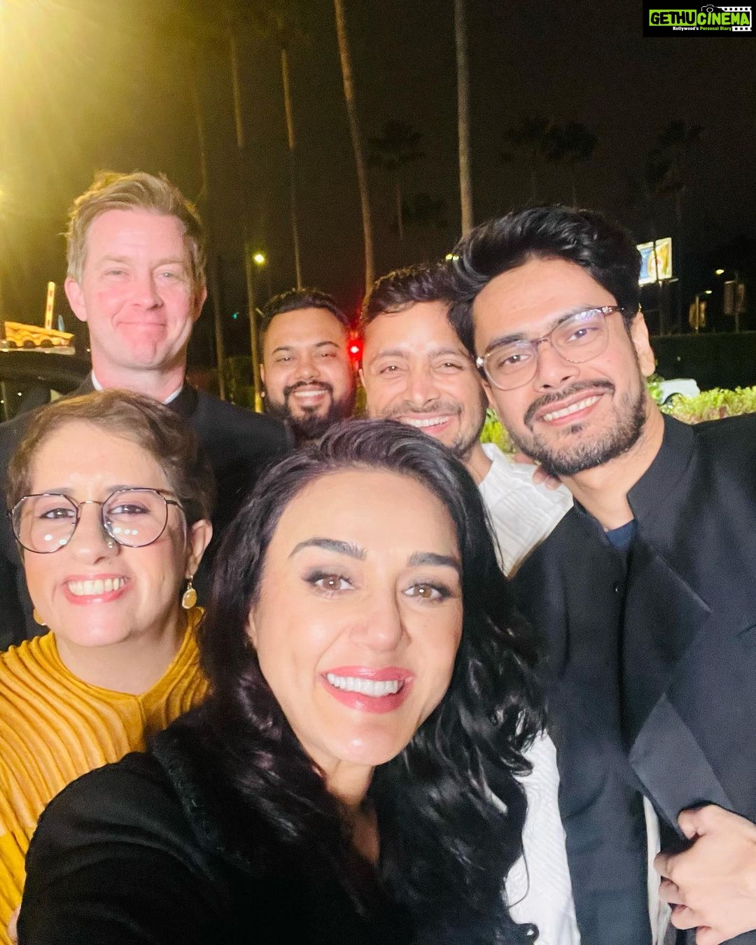 Preity Zinta - 560.8K Likes - A big congratulations to all the Oscar Nominees I met last night. Crossing my fingers for all you guys 🧿❤️ Thank you @priyankachopra & @anjula_acharia for bringing the artistic community from South Asia together & for celebrating each others achievement. It was such a fun evening 🤩 #aboutlastnight #celebration #oscarnominees #southasianexcellence #ting