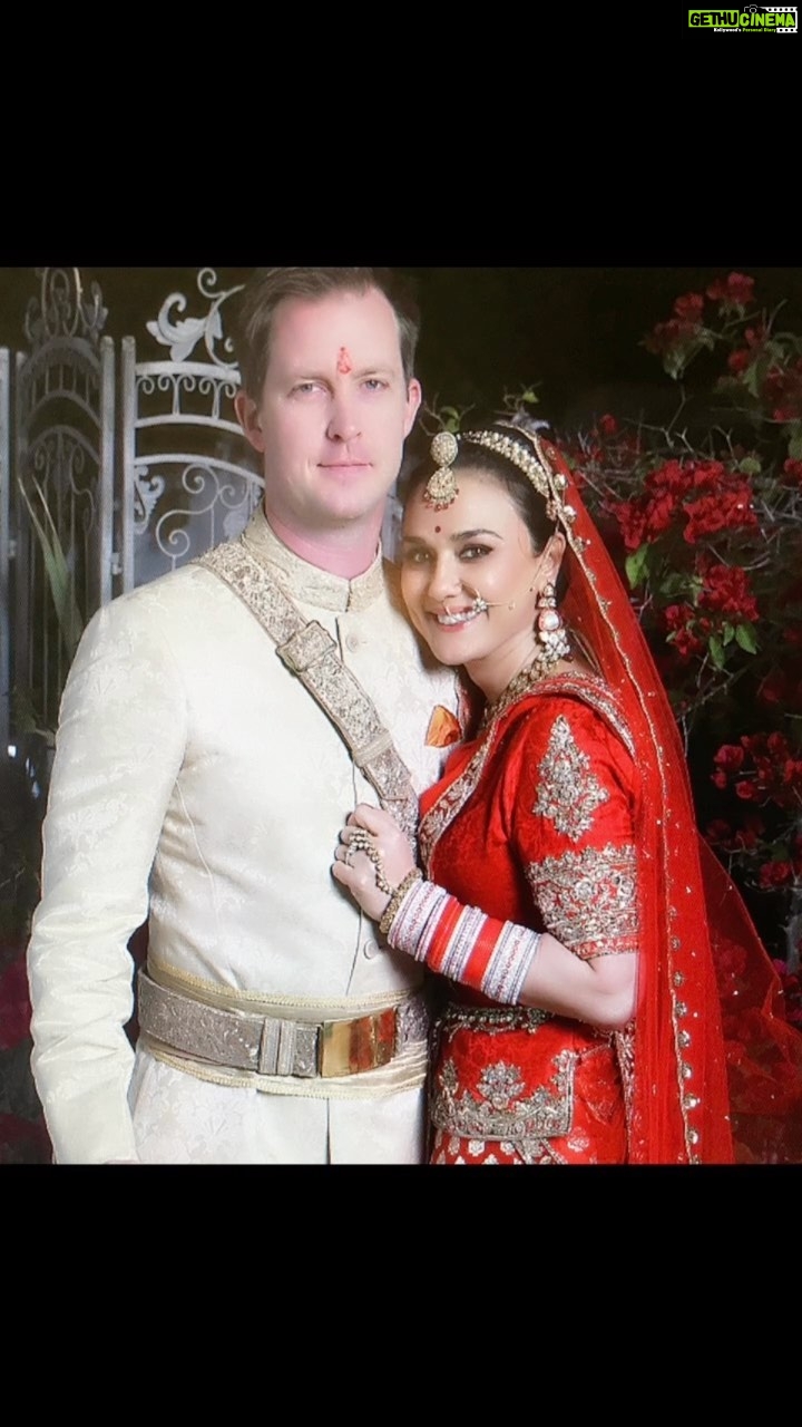 Preity Zinta Instagram - Happy Anniversary my love Cannot believe it’s been 7 years since our wedding. Here’s to many more anniversaries filled with loads of happiness & great memories ❤️ #happyanniversay #Leapyearwedding #ting