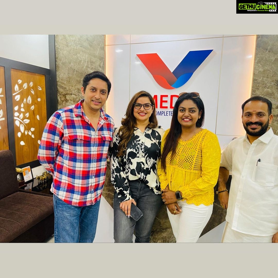 Premi Viswanath Instagram - Thank you for the fun times and incredible memories. I will cherish them forever. It was wonderful visiting .Each moment was such a joy, and I'm looking forward to the next time we see each other. @madhhuis @drvineethbhatt @vmediakochi