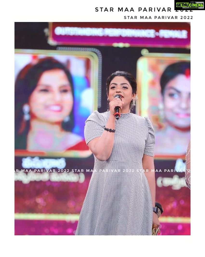 Premi Viswanath Instagram - @starmaa #smpa2022 #actress #instadaily #teluguactress #award