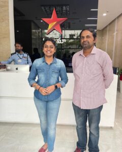 Premi Viswanath Instagram - @starmaa channel #meeting 👍 #hydrabad