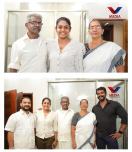 Premi Viswanath Instagram - OPENING Moments ❤️ With Family ❤️ “Appa Amma” 
“V MEDIA THE COMPLETE STUDIO”
An auspicious moment occured in our life with the heart full prayers of each and everyone who was with and beside our journey. I want to thank each and everyone to make our small dream come true... 
#grandopening #studio #cinema #film #filmmaker #cinema #vmedia #director #jayasurya #camera @drvineethbhatt @actor_jayasurya @ajith_a_george @maria_ransom_ @badushanm @shaji_kailas_ @shajikumarofficial @directorsiddique @imarungopy @siby.malayil @vmediakochi @siyadkoker1 @bijumattannur @bijumenonofficial @abhilash__pillaii @actorjayakrishnan @mohanlal @mammootty @antonyperumbavoor @anto_joseph3 @antojosephfilmcompany @sha_m_s_3 @mtvasudhevan @dileepactor @boban_samuel @resh_mi_decha @aghoshvyshnavamofficial @bhamaa