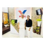 Premi Viswanath Instagram - With @actor.sidhique Ikka @vmediakochi V Media the complete film studio