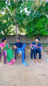 Premi Viswanath Instagram - ❤️🧡❤️ @nirupamparitala @yuvaraajare 
1500 Happiness…….