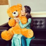 Priya Marathe Instagram - Hugging a teddy bear.. Feels like heaven i swear.. Who says wat, don't care.. Everything else u cn share.. But not a teddy bear 🧸 #teddy