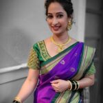 Priya Marathe Instagram - Life is not perfect but my saree pleats can be.. 💜