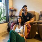 Priya Marathe Instagram - God said I could have a great husband or a great memory, I don’t remember what I chose 🤔 . . #priyamarathe #shantanumoghe #actors Mumbai, Maharashtra