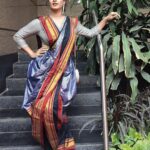 Priya Marathe Instagram - Star Pravah Parivaar Puraskar 2023 ✨ MUHA @riyapanchal.makeupartist Saree @nishalikasarees Styling by @pravara_makeupstudioandsalon . . #starpravah #priyamarathe #awardnight #starpravahparivaar Mumbai, Maharashtra