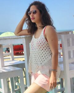 Priya Marathe Instagram - Seaz the day! 🌊
#beachviews #vacay #beachbum 
Pc @shantanusmoghe