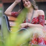 Priyal Gor Instagram - Badmaash dil ♥️ Outfit : @aachho x @dinky_nirh Jewellery: @teejhindia Shot by : @portraitshelter