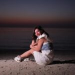 Priyal Gor Instagram - Still like a moon by the sea Bahrain