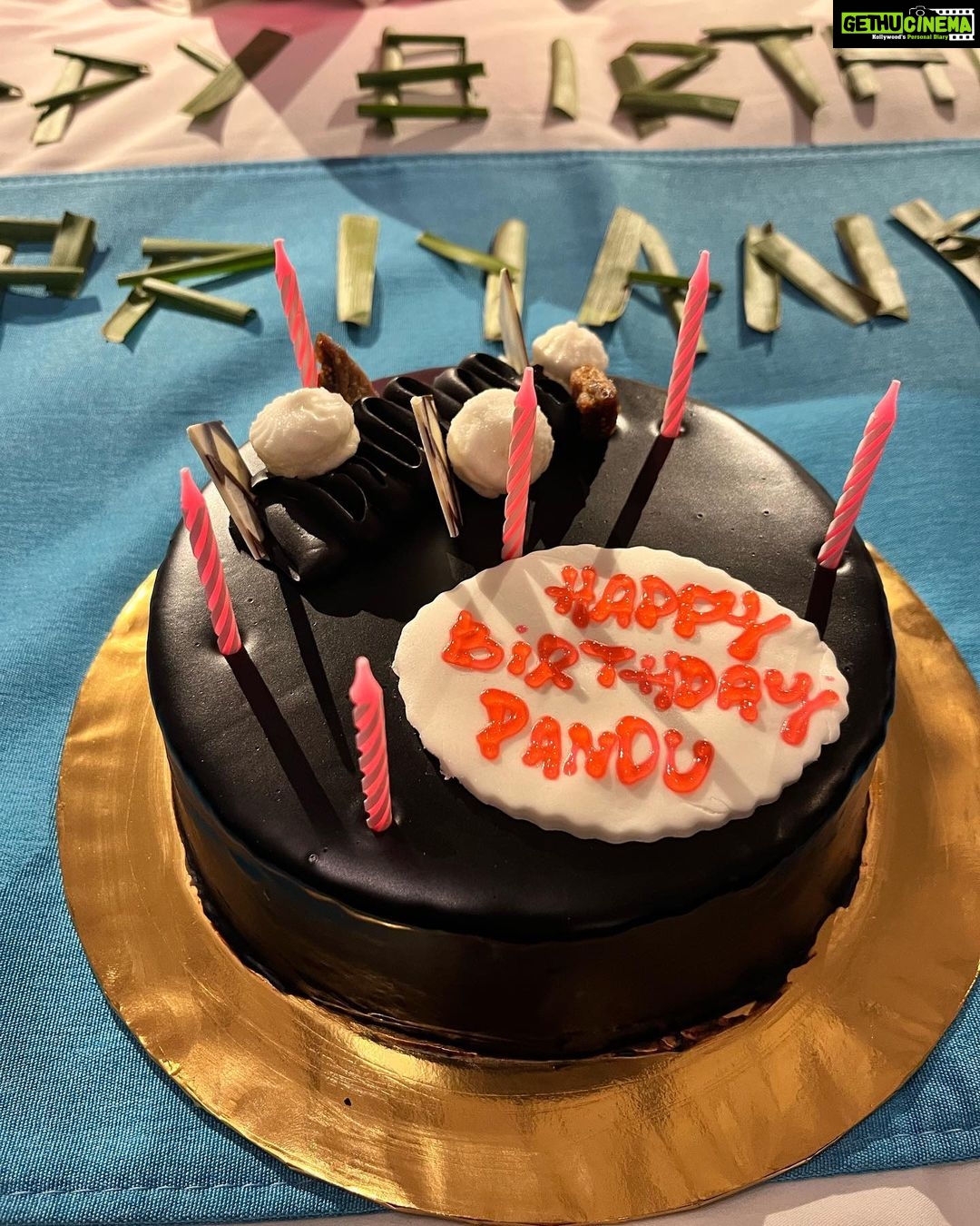Priyanka Nalkari Instagram - #birthdaygirlme #surprise #loveu @rahulvarmas happybirthday #priyankanalkari #nicknamepandu #actress #seetha #roja #tamil #telugu #family #love #life #strength #strongwomen #peace #happiness #thankyouall #for lovely wishes ❤️