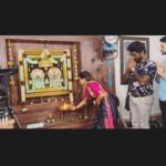 Priyanka Nalkari Instagram - #jan20th #1stday #poojadonebyme #soblessed #zeetamil #newserial #seetharaman #seetha #goodluckteam #letsrock #sareelover #love #support #family #strength #respect #fanslove