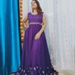 Priyanka Nalkari Instagram - Outfit @elegant_wardrobe_2 💜 Lovelycolour