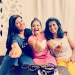 Priyanka Nalkari Instagram - #willmissyouguys #friendsforever #apartmentmates #morethenfriends #1yearanniversary #suddensurprise #cake #smile #surprisegift #thankyouguys❤️ #loveu