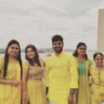 Priyanka Nalkari Instagram - #thankyouall #sweets #makeup #hairdo #yellow #outfits #haldifunction #marriagevibes #chennai #instagram #actresslife #celebrities #roja #nalkarpriyanka Mua @gayathrimunuswamy