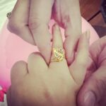Priyanka Nalkari Instagram - #birthdaygiftfromhusband #ring #lovedit #surprise #happyme #greatbirthdayyear #thankyoumylove #happybirthdaytome #malaysiatime #donewithmycakecutting #birthdaycelebrations #thankyouallsweets