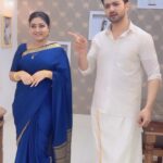 Priyanka Nalkari Instagram - In between shots of Seetha Raman @zeetamizh @nalkarpriyanka