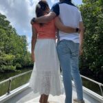 Priyanka Nalkari Instagram - #mangroove #malaysia #green #mandatoryclicks #birthdaygirlme #smiles #happiness #vacationmode #actresslife #wifelife #love #boat