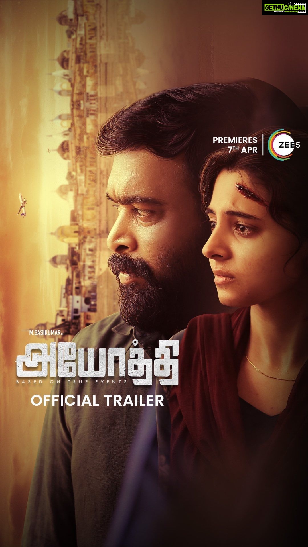 Pugazh Instagram - Watch #Ayothi the Movie Based On The True Event #AyothiOnZEE5 Premieres from 07th April. @tridentartsoffl @saregamatamil @sasikumardir @thepreethiasrani @vijaytvpugazh @iyashpalsharma @manthiramoorthy_pandiyan @madheshmanickamm #Ayothi #AyothiOnZEE5 #Pugazh #Sasikumar #Preethi #YashPalSharma #ZEE5