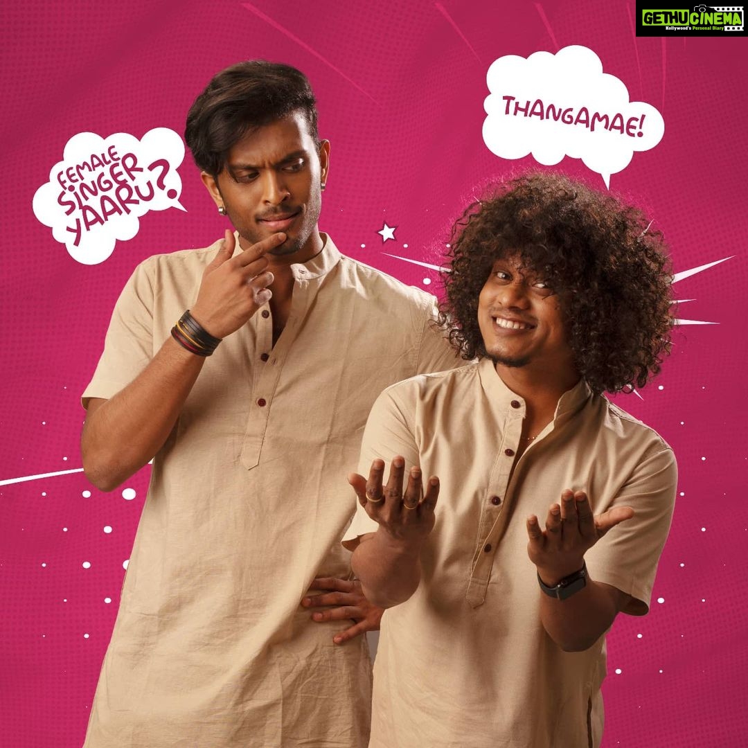 Pugazh Instagram - Guess who's on board to sing for the heroine❔💃🏽 @vijaytvpugazh knows! Tag/Comment below her name? @studiofiveproductions @venkithechamp @iamsandy_off @yogibsees & more #MuttuMuttu #MuttuMu2 #TeeJay #TeeJayMelody #Pugazh #YogiB #New #Music #soon ! Chennai, India