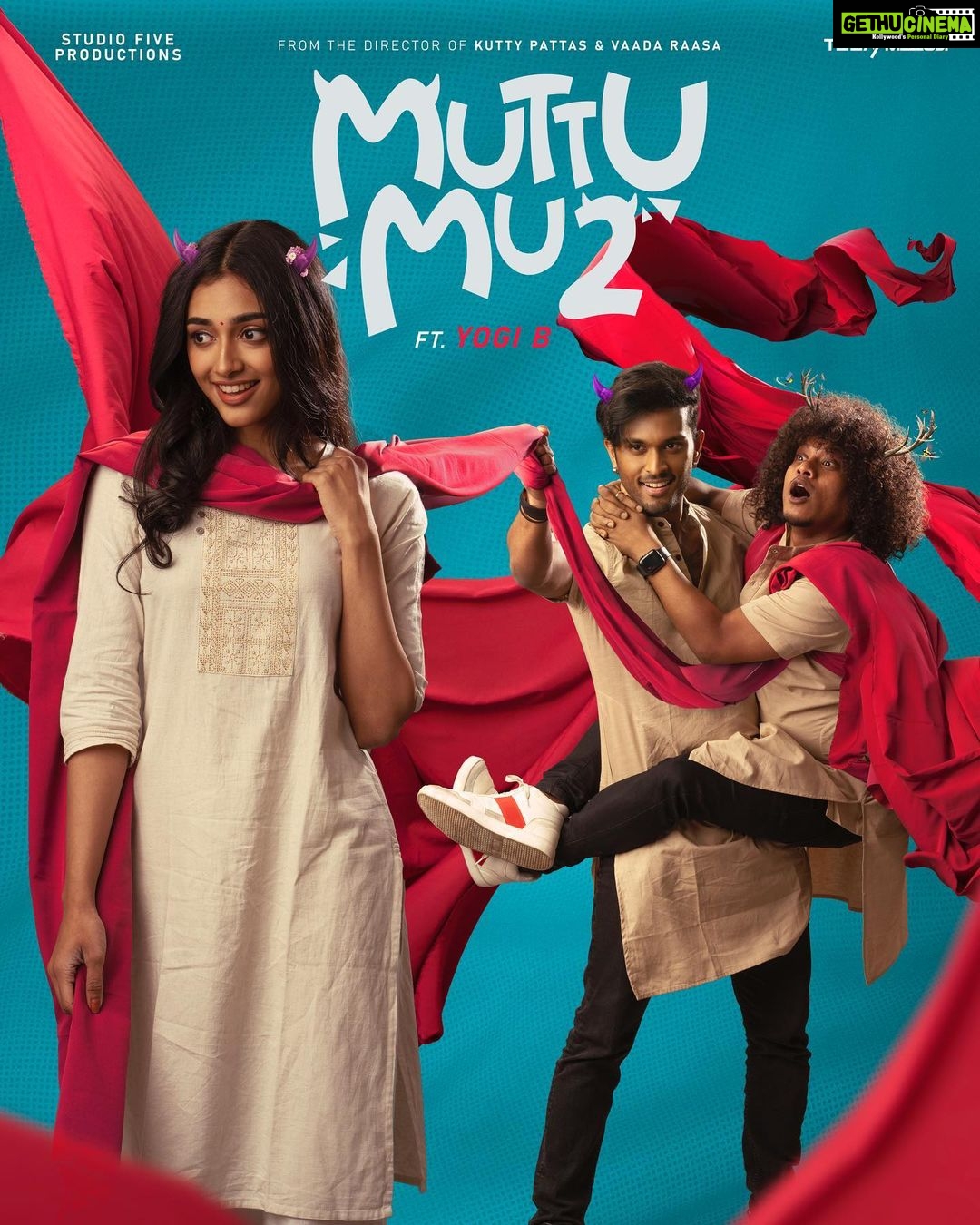 Pugazh Instagram - π Yar intha Dhaavani? Teejay's #MuttuMuttu repeats after a decade! Get ready to see our combo! @teejayarunasalam @yogibsees @iamsandy_off @preity_mukhundhan @zara.zyanna @actorrizubhai_official @shankstep @1928.in @prachuprashanth & more! From the director of #KuttyPattas & #VaadaRaasa @venkithechamp & Produced by Arun G #studiofiveproductions #TeeJayMelody #HappyDeepavali #shootinginprogress