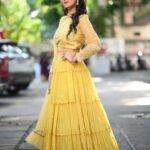 Radhika Preeti Instagram - 💛💛💛 Mua -@rinkymakeup_artist Photography- @68focus_photography Accessories- @gold_copy1486 #radhikapreethi #radhi #rp #promotion Chennai, India