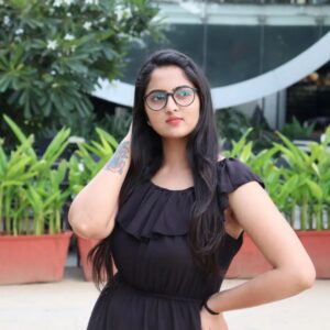 Radhika Preeti Instagram - 🖤🤓 📸 @marvin_armstrong_a ❤️😘 #radhikapreethi #radhi #blacklove #rp The Terminal Hoskote