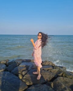 Radhika Preeti Instagram - love💙🌊

#radhikapreethi #radhi #rp #instalove #ocean #favpic