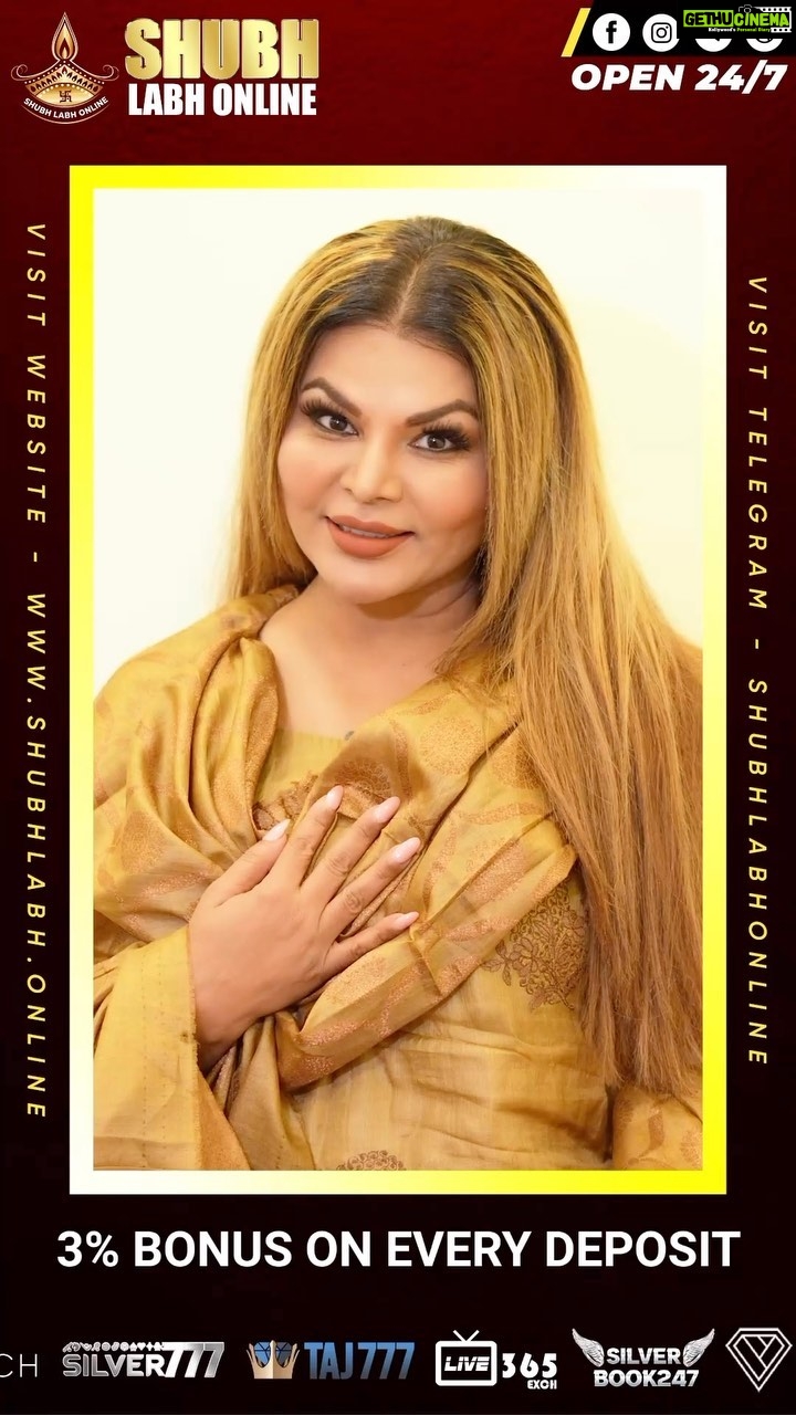 Rakhi Sawant Instagram - ๐ SHUBH LABH ONLINE BOOK ๐ ๐ YOU CAN NOW PLAY ALL THE GAMES LIKE ๐ TEENPATTI ๐ POKER ๐ ANDAR BAHAR ๐ BLACKJACK ๐ ROULETTE โฉ A LOT MORE CASINO GAMES ๐ฐ โฉ INCLUDING ALL SPORTS GAMES ๐ ๐ CRICKET โฝ๏ธ FOOTBALL ๐พ TENNIS BASKETBALL AND MUCH MORE...๐คฉ โก๏ธ SHUBH LABH ONLINE BOOK IS THE MOST TRUSTED EXCHANGE๐ ๐ฐ GET 5% BONUS ON JOINING๐ธ ๐ฐ GET 3% BONUS ON EVERY DEPOSIT๐ธ โณ 24/7 CUSTOMER SUPPORTโ๏ธ ๐ณ INSTAGRAM https://www.instagram.com/shubhlabhonlinebook/ ๐๐WhatsApp Now๐๐ https://wa.me/+917081124111 https://wa.me/+917081125111 JOIN OUR TELEGRAM CHANNEL๐ https://t.me/shubhlabhonline ๐SHUBH LABH ONLINE BOOK๐ #shubhlabhonline #shubhlabhonlinebook #shubhlabhsportsnews #onlinegaming #onlinebook #teenpatti #poker #livecasinogames #livecasino #casino #casinoroyal #casinobonus #roulette #baccarat #leagend #king #andarbahar #rummy #teenpatti#slotrack #poker #casinoonline #money #royalcasino #royalcasinosantiago #dragontiger #rummy #freespins #bettingsports #casinoroyale