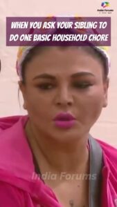 Rakhi Sawant Instagram - Tag your younger siblings 😂
#RakhiSawant #BiggBoss14 #BiggBoss #youngersibling #youngersiblingproblems #meme