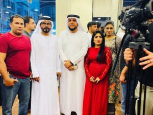 Rakhi Sawant Instagram - Rakhi Sawant and Some Local With Eman Umar In Dubai Night Event it’s a very nice Event in UAE 🇦🇪 #emanumar09 #instagram #instagramreels #facebook #facebookreels