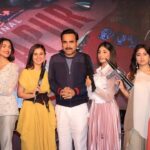 Rasika Dugal Instagram - #Throwback to four years ago at the launch of Mirzapur Season 1. The Women of Mirzapur at their best and Akhandanand @pankajtripathi wondering how to deal with them😄... four years and nothing has changed 😉. #4YearsOfMirzapur So who will survive season 3 and... who will not?! #Mirzapur #MZS1 #WomenOfMirzapur #BeenaTripathi #AkhandanandTripathi @shriya.pilgaonkar @harshita1210 @battatawada @yehhaimirzapur @primevideoin @excelmovies @gurmmeetsingh