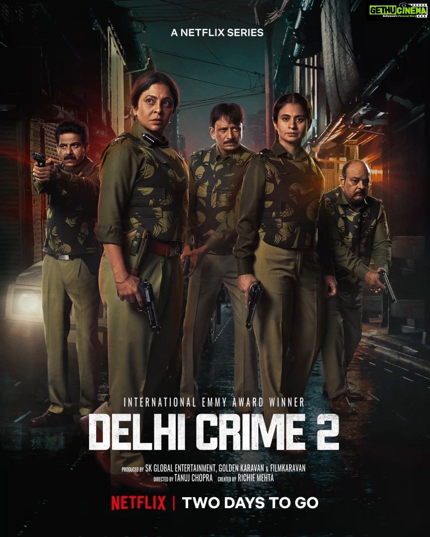 Rasika Dugal Instagram - Two days to go ! #DelhiCrimeSeason2 @netflix_in @shefalishahofficial @rajeshtailang @anuraag_arora_official @thegopaldatt @sidharthbhardwaaj @tillotamashome @jatingoswani_official @netflix_in @GoldenKaravan @florencesloan5 @kaplanaaron @apoorvarb @kohlipooja @_filmkaravan_ @mapuskar @_adilhussain @skglobalent @chopsfilms @yamini_pictures @imvicky.v @bombayfables @click_on_rm #NeetiSingh #DelhiCrime #DelhiCrime2 #Season2 #VartikaChaturvedi #Netflix