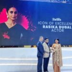 Rasika Dugal Instagram - An excellent evening 😊. Thank you for the honour @forbesindia.#IconOfExcellence #TycoonsOfTomorrow