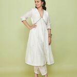 Rasika Dugal Instagram - 🕊️🤍 #DelhiCrime2Promotions Outfit: @raw_mango Jewellery: @tribebyamrapali HMU: @mayura_makeup_hair, @sanjanahair Styling: @who_wore_what_when Photography: @sagarmohite96 #DelhiCrime #DelhiCrime2 #OOTD #Promotions
