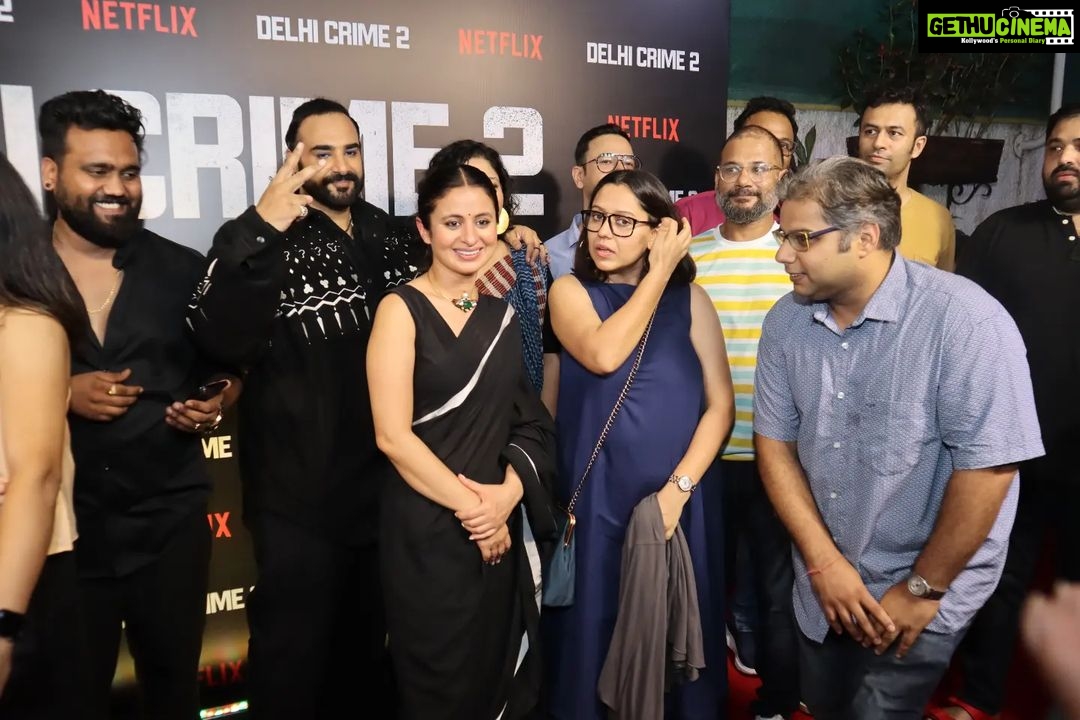 Rasika Dugal Instagram - Someone thought it, someone wrote it, someone visualised it, someone experienced it, someone captured it, someone put it together and someone watched it. ...and sometimes without knowing or even meeting each other we connected. So universal, yet unique we are. Got to finally meet so many people who had worked on #DelhiCrime2. Thank you for your work 🙏. Heart is full ❤️ #DelhiCrimeSeason2 is streaming on @netflix_in! @shefalishahofficial @rajeshtailang @anuraag_arora_official @thegopaldatt @sidharthbhardwaaj @tillotamashome @jatingoswani_official @netflix_in @GoldenKaravan @florencesloan5 @kaplanaaron @apoorvarb @kohlipooja @_filmkaravan_ @mapuskar @_adilhussain @skglobalent @chopsfilms @yamini_pictures @imvicky.v @bombayfables @click_on_rm #NeetiSingh #DelhiCrime #Season2 #VartikaChaturvedi #Netflix 📸: @siddhesh_salavkar