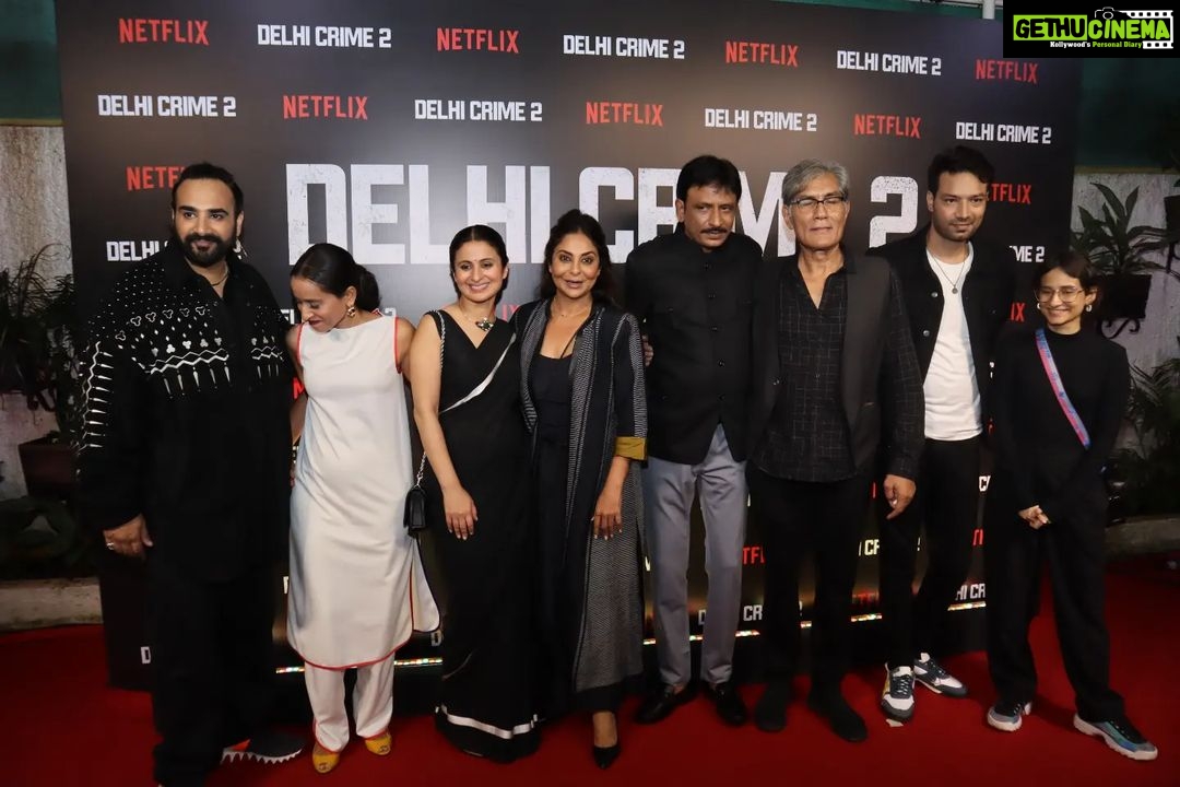 Rasika Dugal Instagram - Someone thought it, someone wrote it, someone visualised it, someone experienced it, someone captured it, someone put it together and someone watched it. ...and sometimes without knowing or even meeting each other we connected. So universal, yet unique we are. Got to finally meet so many people who had worked on #DelhiCrime2. Thank you for your work 🙏. Heart is full ❤️ #DelhiCrimeSeason2 is streaming on @netflix_in! @shefalishahofficial @rajeshtailang @anuraag_arora_official @thegopaldatt @sidharthbhardwaaj @tillotamashome @jatingoswani_official @netflix_in @GoldenKaravan @florencesloan5 @kaplanaaron @apoorvarb @kohlipooja @_filmkaravan_ @mapuskar @_adilhussain @skglobalent @chopsfilms @yamini_pictures @imvicky.v @bombayfables @click_on_rm #NeetiSingh #DelhiCrime #Season2 #VartikaChaturvedi #Netflix 📸: @siddhesh_salavkar
