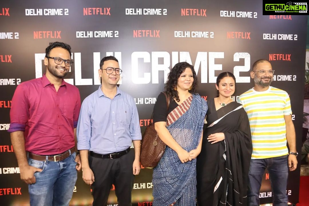 Rasika Dugal Instagram - Someone thought it, someone wrote it, someone visualised it, someone experienced it, someone captured it, someone put it together and someone watched it. ...and sometimes without knowing or even meeting each other we connected. So universal, yet unique we are. Got to finally meet so many people who had worked on #DelhiCrime2. Thank you for your work 🙏. Heart is full ❤️ #DelhiCrimeSeason2 is streaming on @netflix_in! @shefalishahofficial @rajeshtailang @anuraag_arora_official @thegopaldatt @sidharthbhardwaaj @tillotamashome @jatingoswani_official @netflix_in @GoldenKaravan @florencesloan5 @kaplanaaron @apoorvarb @kohlipooja @_filmkaravan_ @mapuskar @_adilhussain @skglobalent @chopsfilms @yamini_pictures @imvicky.v @bombayfables @click_on_rm #NeetiSingh #DelhiCrime #Season2 #VartikaChaturvedi #Netflix 📸: @siddhesh_salavkar