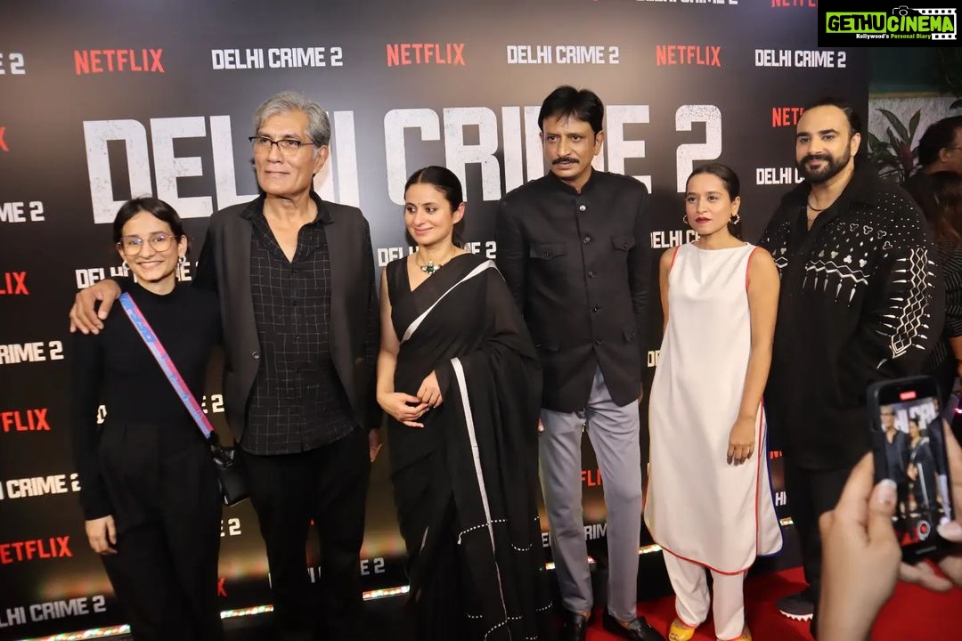Rasika Dugal Instagram - Someone thought it, someone wrote it, someone visualised it, someone experienced it, someone captured it, someone put it together and someone watched it. ...and sometimes without knowing or even meeting each other we connected. So universal, yet unique we are. Got to finally meet so many people who had worked on #DelhiCrime2. Thank you for your work 🙏. Heart is full ❤️ #DelhiCrimeSeason2 is streaming on @netflix_in! @shefalishahofficial @rajeshtailang @anuraag_arora_official @thegopaldatt @sidharthbhardwaaj @tillotamashome @jatingoswani_official @netflix_in @GoldenKaravan @florencesloan5 @kaplanaaron @apoorvarb @kohlipooja @_filmkaravan_ @mapuskar @_adilhussain @skglobalent @chopsfilms @yamini_pictures @imvicky.v @bombayfables @click_on_rm #NeetiSingh #DelhiCrime #Season2 #VartikaChaturvedi #Netflix 📸: @siddhesh_salavkar