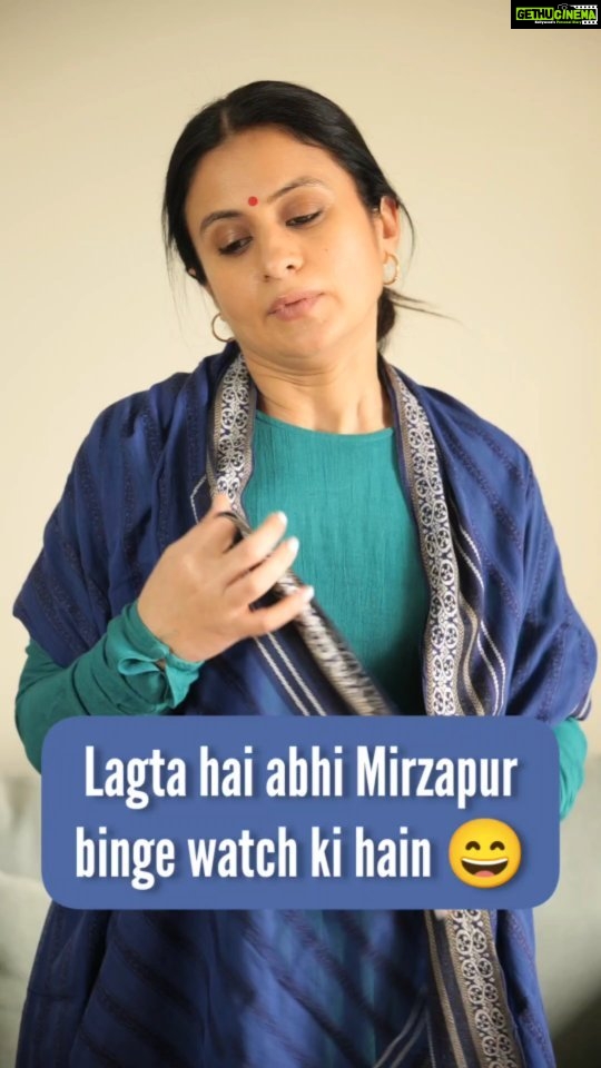 Rasika Dugal Instagram - Beena Bhabhi approves. क्यों @talwarisha? #Trending #TrendingReels #FunnyReels #Mirzapur #BeenaTripathi #ReelIt #ReelItFeelIt