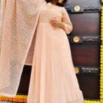 Reema Vohra Instagram - "What does a peach say to a pear? I am like you but softer and sweeter." 😋Beautiful Anarkali suits with gorgeous dupata by :- @vastrabymilonee . . . . . . . . . . . . . . . . . . . . . . . . . . . . . . . . . . . . . . #ootd #ootdindia #anarkali #anarkalisuits #anarkalidress #peach #turquoise #greendress #beautygram #collaborationindia #collaboration #indianoutfit #indianoutfits #indianusa #canadianinfluencer #canadianmodel #dubaimodel #uaemodel #bangaloremodel #bangalore_insta #chandigarhblogger #mohali #feetgram #beautifulindia #beautifulasian #asianmodel #cutemodel #curvymodel #hot #fyp . . . . . . . . . . . . . . . . . . . . . . . . . . . . . . . . . . . . . .