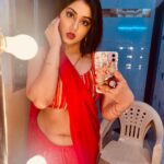 Reema Vohra Instagram - 👑500K❤️❤️🙏🏻Blessed👑 @rinkuworah . . . . . . . . . . . . . . . . . . . . . . . . . . . . . . . . . . . . . . #instalike #viralpost #viralpic #viralpost #igdaily #redsaree #satin #satinsilk #pallu #500k #trendingsaree #trendingpost #reemaworah #redlips #lipbite #dubaimallu #bahrain #queen #nabhi #navelqueen #deepnavel #deepnavelhole #navelqueen #navelpiercing #hotnavel #keralite #keralagirls #hotactress #hot #beautiful #beautifulgirls #southactress . . . . . . . . . . . . . . . . . . . . . . . . . . . . . . . . . . . . . .