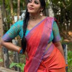 Reshma Pasupuleti Instagram - Kindness should never be taken for granted, because even the nicest people have their limits ✌️ Saree custom designed @dharaniofficialpage jewelry @jewelhub_chennai