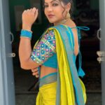 Reshma Pasupuleti Instagram – My mantra, let there be happiness in my soul & let me share it with the world 🦋

Saree & blouse custom designed @dharaniofficialpage 
Jewelry @jewelhub_chennai