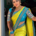 Reshma Pasupuleti Instagram – My mantra, let there be happiness in my soul & let me share it with the world 🦋

Saree & blouse custom designed @dharaniofficialpage 
Jewelry @jewelhub_chennai