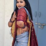 Reshma Pasupuleti Instagram – You become unstoppable when you work on things people cant take away from you. Things like your mindset, Character, personality, transparency, your entire being ✌️

@dharaniofficialpage saree & blouse 
Jewelry @jewelhub_chennai