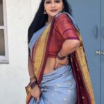 Reshma Pasupuleti Instagram – You become unstoppable when you work on things people cant take away from you. Things like your mindset, Character, personality, transparency, your entire being ✌️

@dharaniofficialpage saree & blouse 
Jewelry @jewelhub_chennai