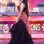 Reshma Pasupuleti Instagram - Next episode of #kpychampions4 is gonna be kinda scary, brace yourself 🕊️🔥❤️ @shrutika_arjun Designer @dharaniofficialpage Photographer @adem_vimalraj @vijaytelevision